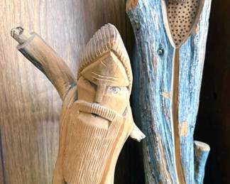John Tollardo wood carving figures
