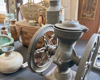 Chas Parker cast iron coffee mill
