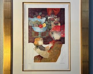 Alvar Suñol 'Maternitat, Natura I Pau' L.E. lithograph 34/250 hand signed and numbered