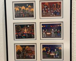 Dia de los muertos celebration scenes