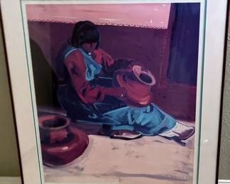 Andrew Snows signed lithograph