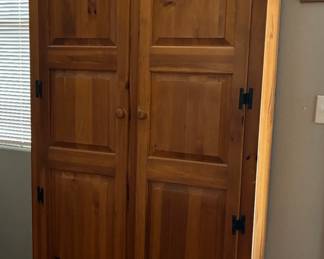 Pine Shaker style armoire