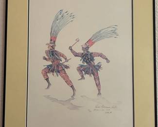 Saint Kitts masquerades, signed
