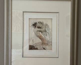 Jűrgen Görgen 'Sehnsucht' Color Etching 12/20