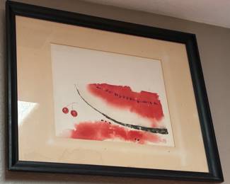 Sandias, signed