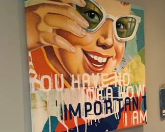 Large Canvas decor- one of several wall decor items