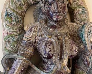 close up showing the paint detail