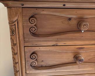 close up of the detail on the chest