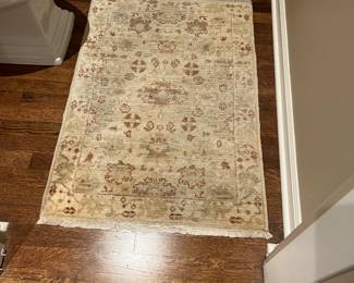 $180. Wool oriental style rug. 2'2" x 3' 1".