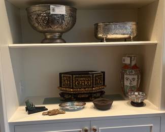 More decor and collectibles for sale during in-person shopping. 