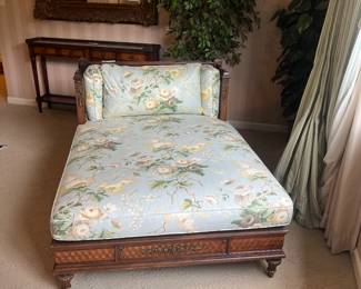 $880. An antique daybed. 44 inches wide by 61 inches deep by 33 inches high.
