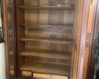 interior of the armoire