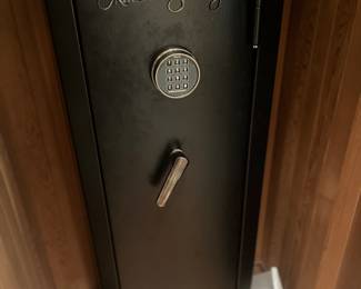 $360. American Security gun safe.  16"d x 18"w x 56"h.