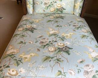 $880. An antique daybed. 44 inches wide by 61 inches deep by 33 inches high.