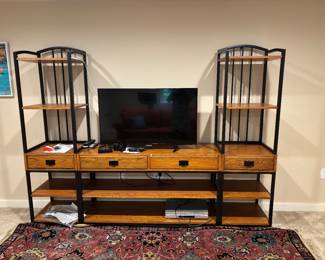 $420. A media wall unit by Homestyles. 95"w x 18"d x 72"h.