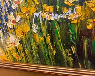 A close-up of the artist signature.