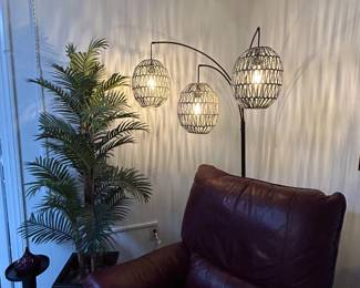 Cane Arc floor lamp. 