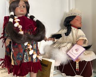 Seymor Mann Native American  dolls