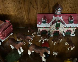 Budweiser Clydesdale set