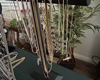 Beautiful collection of fine and costume jewelry. Gold, silver and gemstones. 