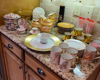 Vintage Fitz & Floyd, Fenton, Japanese pieces