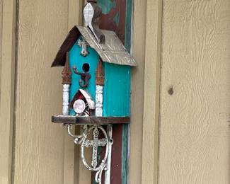 Handmade birdhouse