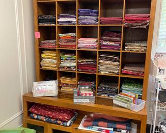 Lots of lovely fabric