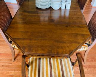 Ethan Allen Manor Dining Table + 6 Chairs