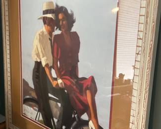 Framed art print Lazy Hazy Days by Jack Vettriano