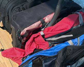 Lots of bags - luggage, backpacks, hiking packs, etc