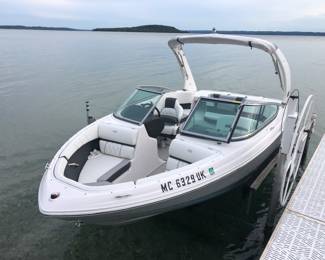 2020 20' Regal Bow Rider 200hp Volvo stern drive; 41 hours; like-new condition; with trailer; hoist and dock also available