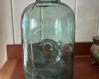 Antique glass minnow trap