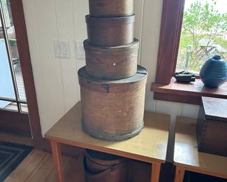 Antique nesting boxes