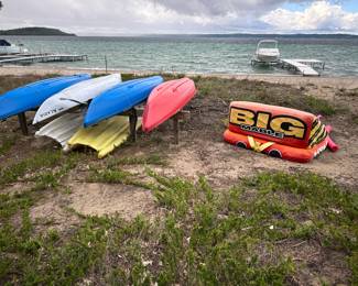 Kayaks and Big Mable tube