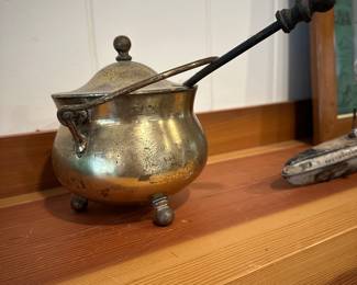 Antique fire starter smudge pot
