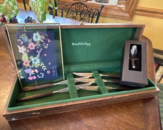 Vintage Marshall Fields knife set