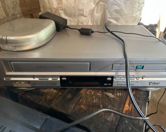 DVD player and VCR combo