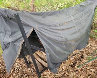 Firewood Storage Rack w/Cover