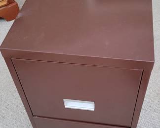 Metal 2 Drawer File Cabinet