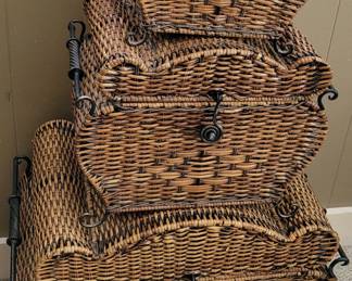 Nesting Wicker Baskets
