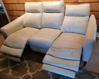 Reclining Authentic Leather Sofa