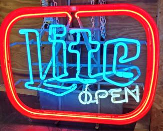Lite Beer Neon Open Sign