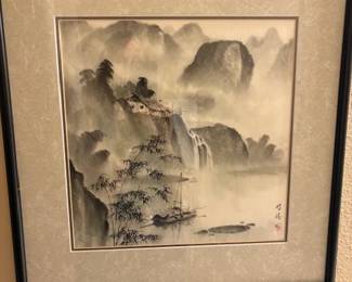 Asian ink painting