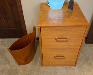 Westnofa MCM Norway teak trashbin