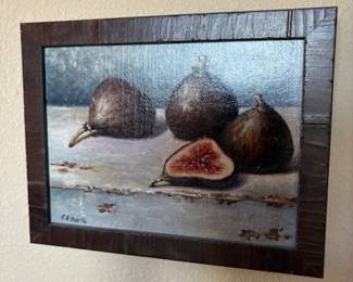 Vintage oil on board 7" x 9 1/2"