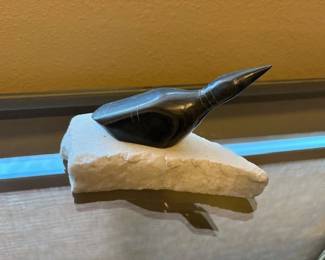 Inuit bird carving