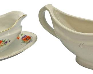 2 Gravy Boats