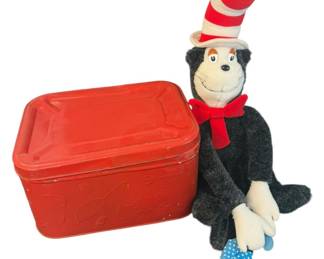 Vintage Cat In The Hat and Bread Box