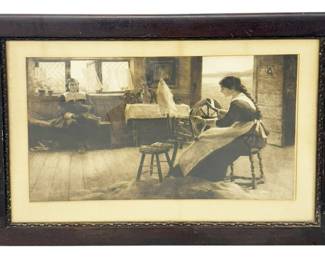 Large Antique Framed Art