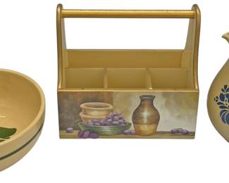 Fruit Bowl, Utensil Caddy, Pitcher